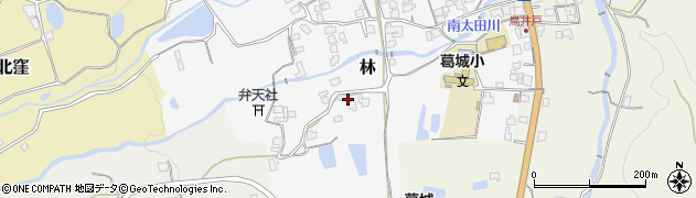奈良県御所市林周辺の地図