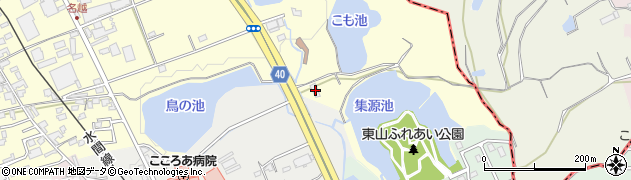 大阪府貝塚市名越85周辺の地図