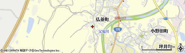 大阪府和泉市仏並町663周辺の地図