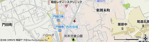 広島県尾道市西則末町6周辺の地図