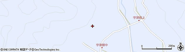 山口県山口市阿東徳佐中（上宇津根）周辺の地図