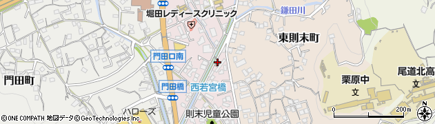 尾道則末郵便局 ＡＴＭ周辺の地図