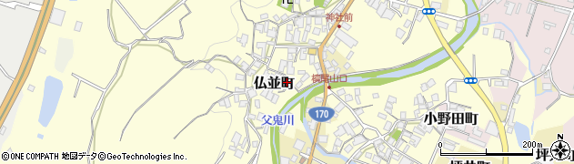 大阪府和泉市仏並町731周辺の地図