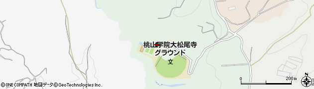 桃山学院大学　松尾寺グラウンド周辺の地図