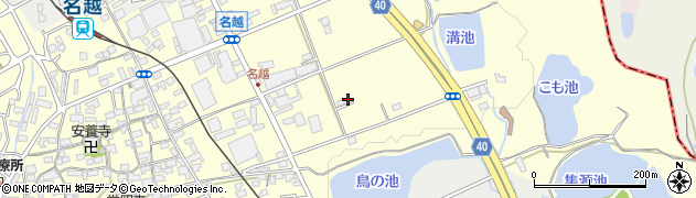 大阪府貝塚市名越285周辺の地図