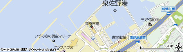 中筋鮮魚店周辺の地図