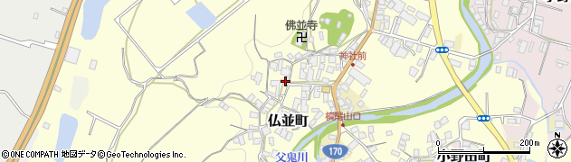 大阪府和泉市仏並町688周辺の地図