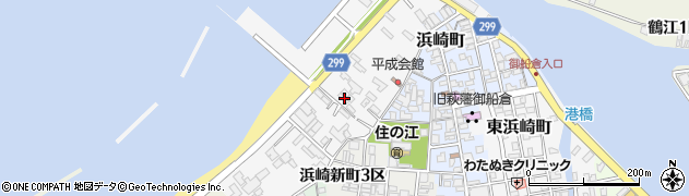 山口県萩市東浜崎町147周辺の地図