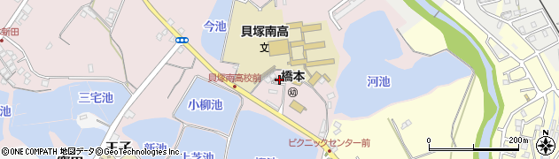 大阪府貝塚市橋本625周辺の地図