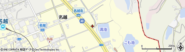 大阪府貝塚市名越251-3周辺の地図