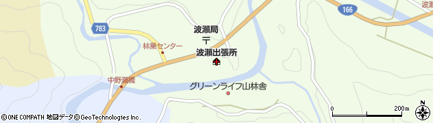 波瀬駅周辺の地図