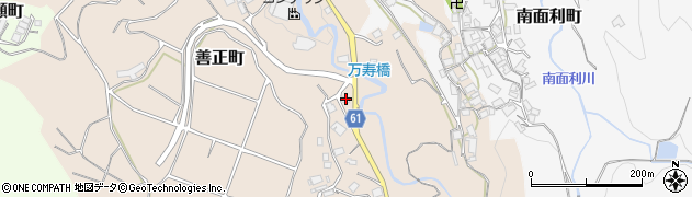大阪府和泉市善正町255周辺の地図