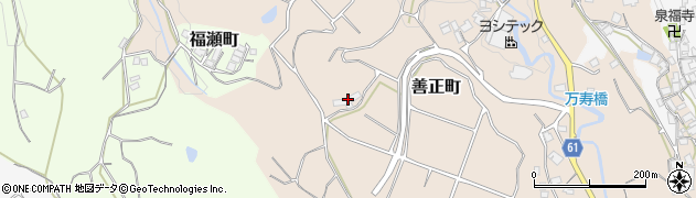 大阪府和泉市善正町122周辺の地図