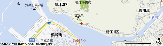 山口県萩市椿東鶴江２区3911周辺の地図