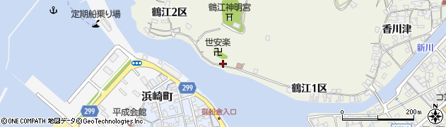 山口県萩市椿東鶴江２区3912周辺の地図