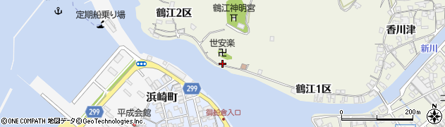 山口県萩市椿東鶴江２区3916周辺の地図
