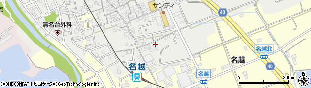 大阪府貝塚市清児470周辺の地図