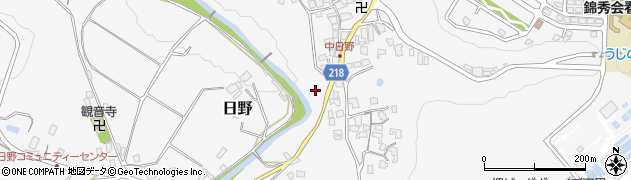 大阪府河内長野市日野周辺の地図