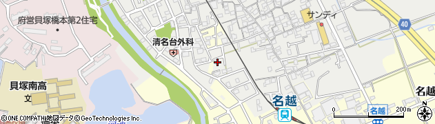 大阪府貝塚市清児917周辺の地図