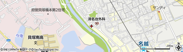 大阪府貝塚市清児784周辺の地図