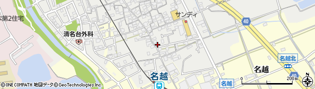大阪府貝塚市清児1104周辺の地図