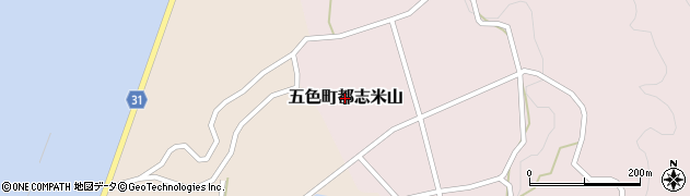 兵庫県洲本市五色町都志米山周辺の地図