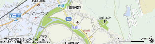 上瀬野南第一公園周辺の地図