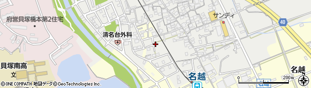 大阪府貝塚市清児925周辺の地図