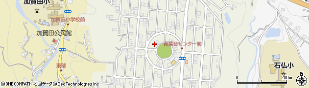 大阪府河内長野市北青葉台周辺の地図
