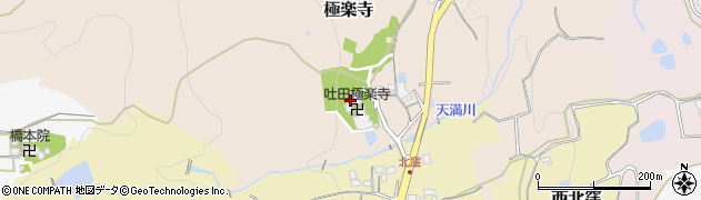 奈良県御所市極楽寺周辺の地図