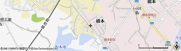 大阪府貝塚市橋本568周辺の地図