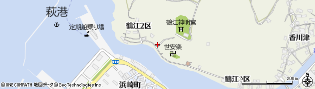 山口県萩市椿東鶴江２区3936周辺の地図