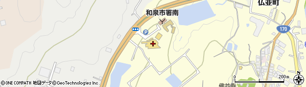 大阪府和泉市仏並町398周辺の地図