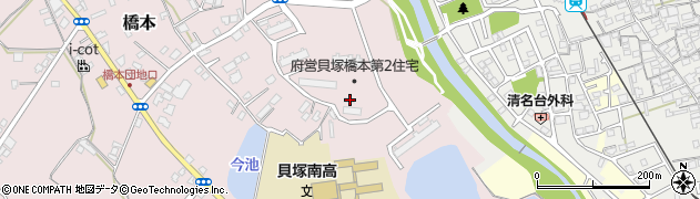 大阪府貝塚市橋本693周辺の地図