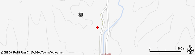 奈良県吉野町（吉野郡）柳周辺の地図