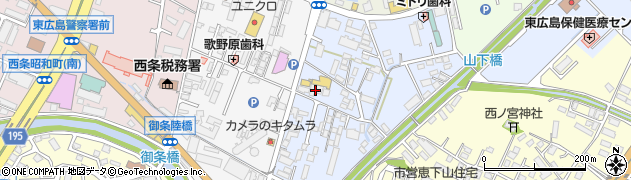 東広島市立　福富多目的グラウンド・問合せ窓口周辺の地図