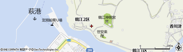 山口県萩市椿東鶴江２区4001周辺の地図