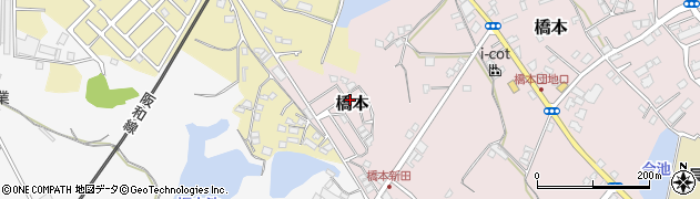 大阪府貝塚市橋本554周辺の地図