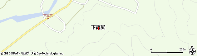 島根県鹿足郡吉賀町下高尻周辺の地図