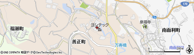 大阪府和泉市善正町208周辺の地図