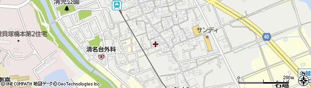 大阪府貝塚市清児982周辺の地図