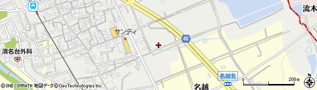 大阪府貝塚市清児周辺の地図