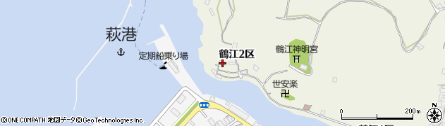 山口県萩市椿東鶴江２区4122周辺の地図