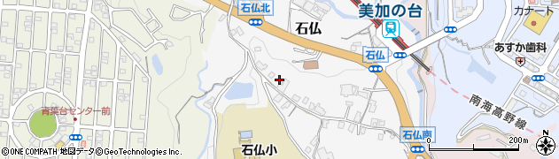 大阪府河内長野市石仏304周辺の地図