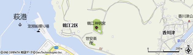 鶴江神明宮周辺の地図