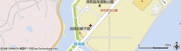 淡路市　津名臨海運動公園周辺の地図