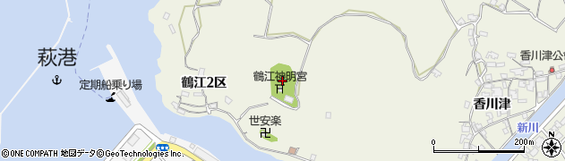 山口県萩市椿東鶴江２区4011周辺の地図