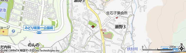広島県広島市安芸区瀬野周辺の地図
