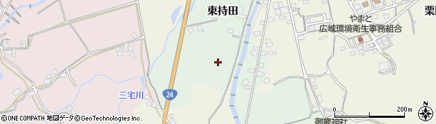 奈良県御所市東持田周辺の地図