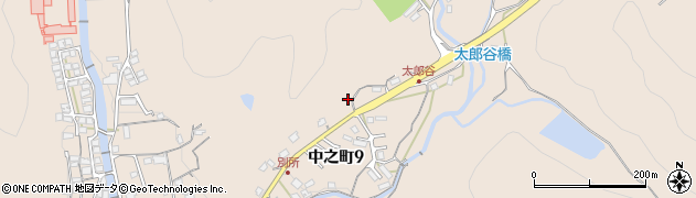 尾道三原線周辺の地図
